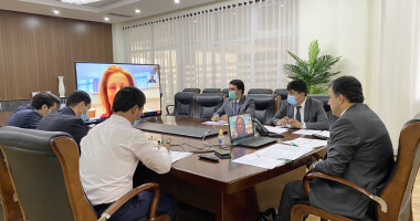 Chairman of the Board of the SSB RT "Amonatbonk" held negotiations with the official delegation of the International Finance Corporation (IFC) a member of the World Bank Group (WBG)