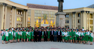 Working meeting of the Chairman of the Board of the State Savings Bank of the Republic of Tajikistan "Amonatbonk" with employees of branches and banking service centers of the SSB of the RT"Amonatbonk"   of the Sughd region.