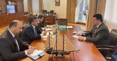 Meeting of the Chairman of the Board of the SSB RT "Amonatbonk" with the representative of the Food and Agriculture Organization of the United Nations in the Republic of Tajikistan (FAO)