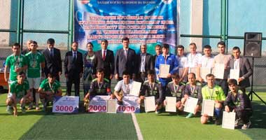 "Amonatbonk" became the winner of the city tournament on mini-football.