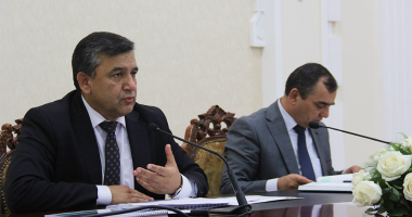 Working meeting of the Chairman of the Board of State Savings Bank of the Republic of Tajikistan "Amonatbonk" with the employees of branches and service centers in Sughd region.